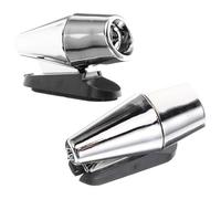 MAJORMENCH 2pcs Silver Deer Whistles Car Warning Devices Automotive Ultrasonic Horns for Vehicle Safety Motorcycle Suv Animal Alert Kit