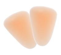 MAJORMENCH 2Pcs Skin Color Silicone Knee Pads for Skating Anti-Slip Protective Sleeve for Men and Women Medium Size, Reusable Knee Protection for Ice Skating and Sports