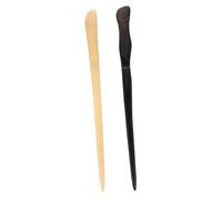 MAJORMENCH 2pcs Vintage Hair Stick Set Bamboo Joint Pattern Decorative Hairpin Hollow Palace Style for Women Girls Random Colour