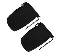 MAJORMENCH 2Pcs XL Neoprene Lens Pouch Shockproof Camera Lens Case for Optimal Protection Fit for Various Lens Brands for DSLR and Mirrorless Cameras