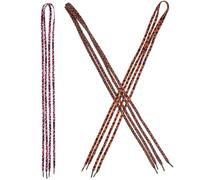 MAJORMENCH 3 Pairs Leopard Flat Shoe Laces for Sneakers Womens Textured Shoelaces Stylish Animal Print Replacement Strings for Casual Shoes