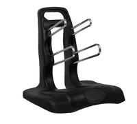 MAJORMENCH 3 Tier Dumbbell Rack Plastic Stand Sturdy Organizer Suitable for Compact Home Gym Spaces