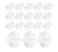 MAJORMENCH 30pcs Glass Seashell Charms 14mm Clam Shell Pendant, White Fade-resistant Mini Shell Beads for Jewelry Making