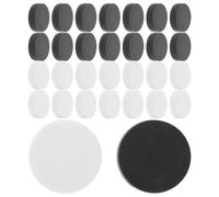 MAJORMENCH 30pcs Plastic Draught Pieces for Board Games Accessory Replacement, round Backgammon Checkers Pieces with Fine Craftsmanship and Easy to Carry Design, for Playing Game Chess Chips