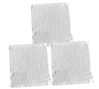 MAJORMENCH 3pcs Cotton Disposable Hand Towels Lightweight Soft Square Towels for Bathroom Hotel Salon Guest Use