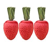 MAJORMENCH 3pcs Hay Rabbit and Hamster Chewing for Tooth Grinding and Playing, Small Animal Chew Props Suitable for Guinea Pig and Rat, Can be Put the Cage