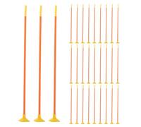 MAJORMENCH 40PCS Archery Suction Cup Replacement Arrows with Rubber Tips Large Lightweight Plastic Arrows for Indoor Outdoor Target Practice and Family Sports Activities