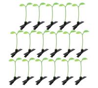 MAJORMENCH 40pcs Bean Sprout Hair Clips Decorative Plant Hairpins Simulation Fresh Sprout Barrettes for Party Hair Decor