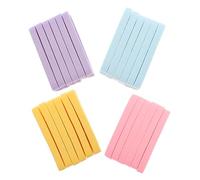 MAJORMENCH 48pcs Compressed Facial Cleaning Sponges Seaweed Makeup Remover Pads 4 Colors Travel Face Scrubbers Exfoliating Cosmetic Puff Rounds for Daily Cleansing Random Color