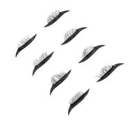 MAJORMENCH 4pairs Glitter Eyeliner Sticker and Eye Line Strip Sticker Adhesive Eyelash Tape for Women Easy Application Wear Party Makeup