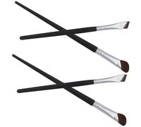 MAJORMENCH 4pcs Eyeliner Brush Angled Design for Precision Makeup Application Includes Nose Contour and Concealer Brushes Gentle Skin for Eye Makeup Looks