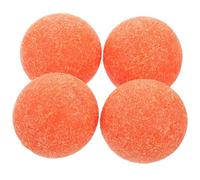 MAJORMENCH 4pcs Foosball Table Game Balls 36mm Plastic Orange Matte Footballs for Foosball Table Competitive Play Office Breaks