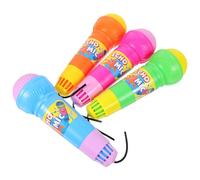 MAJORMENCH 4pcs Karaoke Microphone Toy Echo Microphone for Boys and Girls Boys and Girls Educational Toys Fake Pretend Play