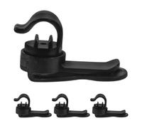 MAJORMENCH 4pcs Magnetic Water Tube Clip for Hydration Tube Quick Attachment Abs and Magnet Material for Mountaineering and Hiking Backpack Accessories
