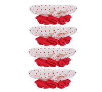 MAJORMENCH 4pcs Round Cotton Door Handle Covers for Home and Bedroom, Soft Decorative Anti-Static Door Knob Protectors with Easy Maintenance and Reusable Design, for Winter