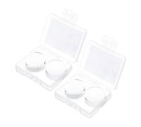MAJORMENCH 4pcs Silicone Nail Art Stampers Tool for French Manicure Replacement Stamper Ladies Manicure
