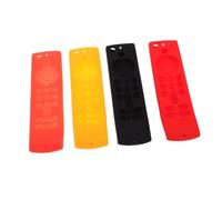 MAJORMENCH 4pcs Silicone Remote Control Sleeve Protective Shell for Gen Shockproof Impact-resistant Cover with Signal Transparency Non-toxic Remote Controller Protector