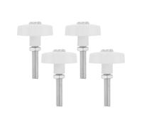 MAJORMENCH 4pcs Universal Electric Fan Replacement Part round Plastic Screw Knob with Improved Grip and Secure Hold for Pedestal and Table Fans, Suitable for Home and Dorm Use