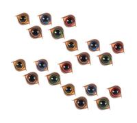 MAJORMENCH 50PCS Safety Eyes for Crochet Animals Brown Plastic Eyes with Washers for DIY Plush Easy to Attach for Stuffed Dolls and Animal Making