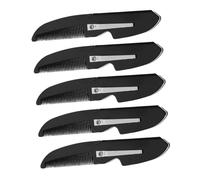 MAJORMENCH 5pcs Beard Comb for Men Compact Lightweight Plastic Hairdressing for Styling and Grooming All Hair Types Portable Travel Mustache and Beard Brush