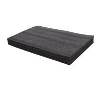 MAJORMENCH 5pcs Black Pe Foam Craft Sheets Lightweight Foam Inserts for Tool Box and Storage Versatile Application for Crafting and Packing