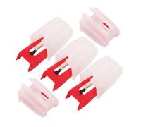 MAJORMENCH 5pcs Replacement Stylus Needles for Vinyl Record Player Easy to Install Phonograph Needle for Home Bar and Cafe Use