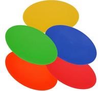 MAJORMENCH 5pcs Soccer Training Markers Flat Football Training Discs Made of Sturdy Pvc for Agility Drills and Gym Class Use