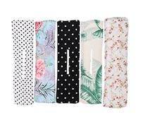 MAJORMENCH 5pcs Twisted Hair Ties Women Elastic Hair Wrap Bun Maker Curler Bun Tools for Girls Styling Accessories