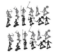 MAJORMENCH 60pcs Medieval Roman Soldiers Figures Detailed Plastic Knight Action Figures for Historical Battle Play Ancient Infantry Warriors Miniatures for Collectors