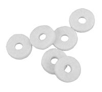 MAJORMENCH 6pcs Beige Felt Pads for Euphonium Keys Instrument Replacement Parts for Professional Musicians, Improving Sound Quality and Reducing Replacements, for Instrument Maintenance