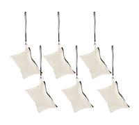 MAJORMENCH 6pcs Beige Hanging Toiletry Bags with Wristlet Handle Water-Resistant Cosmetic Zipper Pouches for Travel Multipurpose Storage Organizer for Women Men Portable Makeup and Toiletries