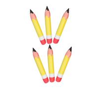 MAJORMENCH 6pcs Inflatable Pencil Decoration Giant Jumbo Pencils Student Color Comically Large Jumbo Inflatable Props Welcome Large Pvc