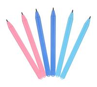 MAJORMENCH 6pcs Lcd Tablet Stylus Pen 4.8 Inch Writing Tablet Stylus Pens for Touch Screens with Blue Pink Light Blue Colors for Drawing and Note Taking