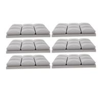 MAJORMENCH 6pcs Noise Reductions Sound Insulation Boards Soundproofing Plate Rubber Cotton Creative Design Sound Absorbing Diminish Echoes Acoustic Mat for Home Theater