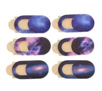 MAJORMENCH 6Pcs Ultra-thin Privacy Stickers Webcam Covers Professional Lens Caps for Laptop Desktop Tablet Smartphone Compact Lightweight Protective Dust Caps for Online Security and Device