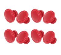 MAJORMENCH 8pcs Red Plastic Hard Hat Liner Clip with Advanced Nonslip Teeth, Universal Compatibility, Fast Installation, and Secure Fitment for Construction Safety Helmet Accessories