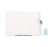 MAJORMENCH A5 Marble Pattern Lockable Journal Notebook with Password Lock, Sky Blue Diary for Adults and Teens, Secure Writing Diary for Personal Notes and Secret Entries