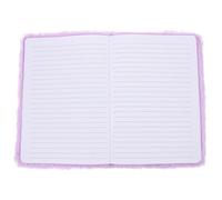 MAJORMENCH A5 Purple Plush Unicorn Notebook for - Portable Fluffy Cartoon Notepad, Soft Cover Journal for School, Office, and Note Taking