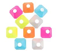 MAJORMENCH Agility Training Cones, for Basketball 10pcs Octagonal and Highly Visible Pe Sport Markers Speed Football for Outdoor Drill Practice