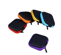 MAJORMENCH Assorted Color Mini Eva Earphone Case Portable Travel Storage Pouch for Headphones USB Cables Accessories Durable Water Tight Stylish Design for Daily Use