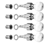 MAJORMENCH Banjo Tuning Pegs Locking Tuners 4Pcs Metal Body with Bushings for Banjo Machine Head String Kit