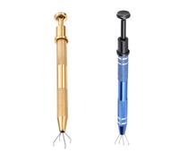 MAJORMENCH Bead Grabber Stainless Steel Four Prong 2pcs Tool for Handmade Crafting and Precise Diamond Grabbing