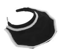 MAJORMENCH Black Victorian Vintage Headpiece with Stable Construction and Delicate Details, Elegant Renaissance Style Hairband for Women, Halloween Headdress and Wedding Accessory