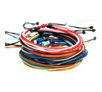 MAJORMENCH Bohemian Braided Bracelet Handmade Cotton Thread Friendship Bracelet Rainbow Weave Design for Anniversary or Holiday Gift