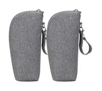 MAJORMENCH Bottle Bag Feeding Bottles Thermal Bag for New Parents Compact Size Lightweight Good Seal Oxford Cloth Insulated Thermal Inner Suitable for Hanging on Stroller 2Pcs