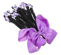 MAJORMENCH Braided Ponytail Hair Extension Synthetic Hairpiece, Reusable and Convenient to Use, Stylish Bowknot Design for Daily Life and Other Occasions