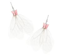 MAJORMENCH Butterfly Wings Drop Earrings Dangle Jewelry for Women Delicate Decorative Design Lightweight Chic Accessory for Daily Wear and Party Unique Gift for Friends and Family
