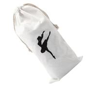 MAJORMENCH Canvas Drawstring Ballet Shoe Bag for Washable Ballet Slipper Storage Pouch Dance Shoe Organizer