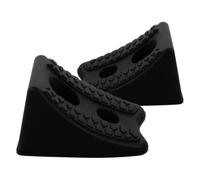 MAJORMENCH Car and Trailer Wheel Chocks 2Pcs Sturdy Plastic Tire Stopper Blocks Non-Slip Honeycomb Pattern for Motorhome and Camper Wheel Security