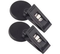 MAJORMENCH Car Parking Ticket Holder Clips Practical Car Mounted Clamp with Adhesive Pvc Material 2pcs for Versatile Storage of Cards and Receipts for Secure Parking Ticket Display